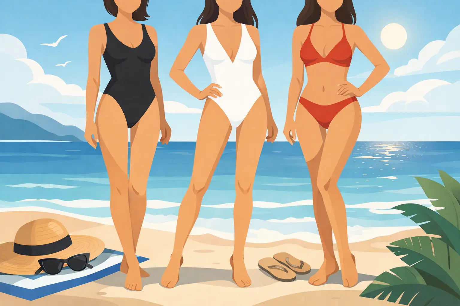 Which Swimwear Cuts Elongate Legs Best?