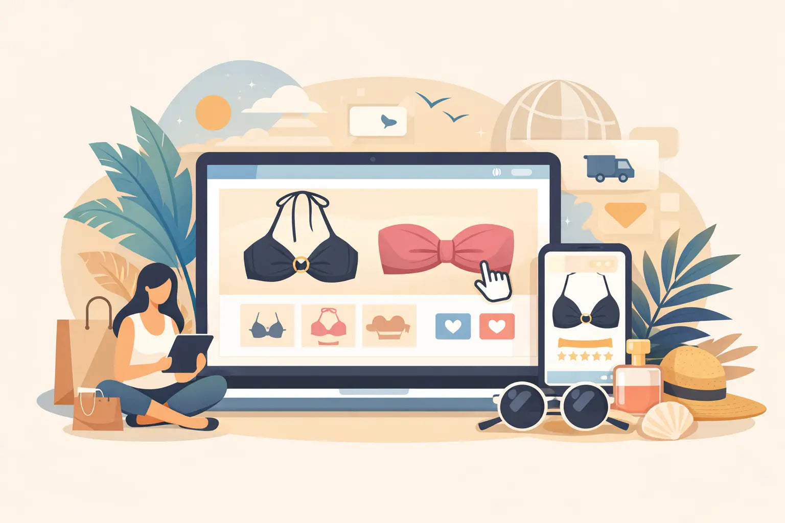 How to Shop Luxury Bikini Tops Online
