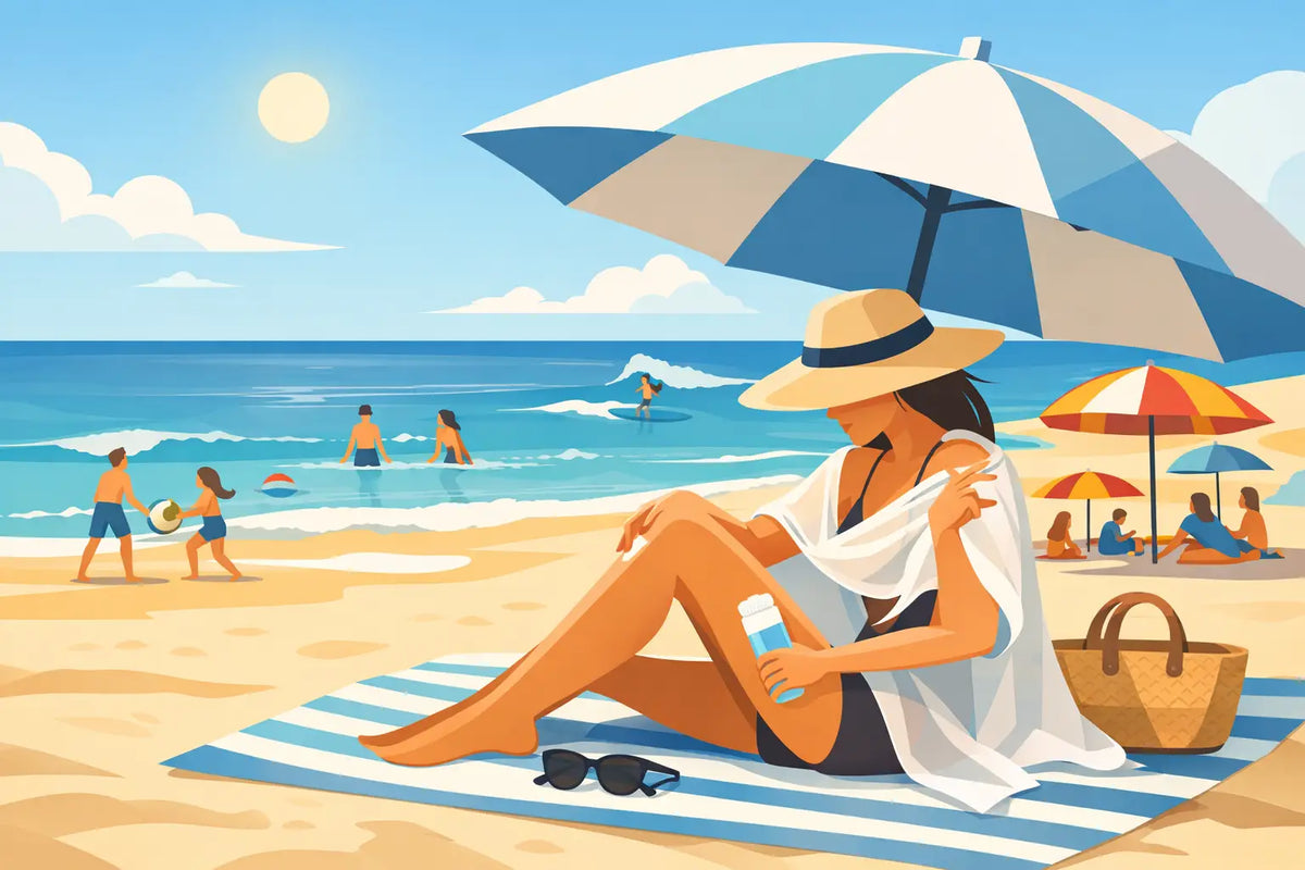 How to Avoid Bikini Tanlines at the Beach