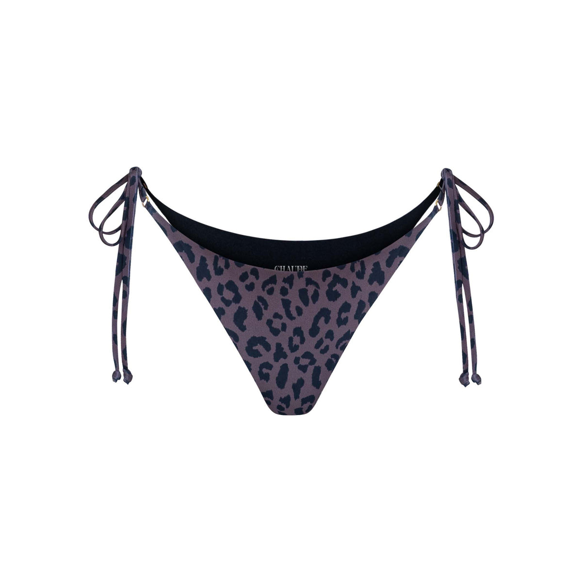 String Triangle Bottom Toni Triangle String Bottoms - Leopard – Chaude Swimwear